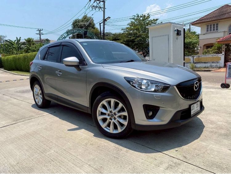 Mazda CX-5 2015 2.2 XDL 4WD Utility-car ดีเซล ไม่ติดแก๊ส เกียร์อัตโนมัติ เทา