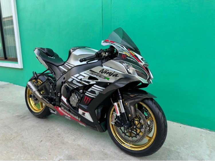 Kawasaki ZX-10R สีเทาดำ ปี2017 ล้อOZแท้ รูปที่ 2