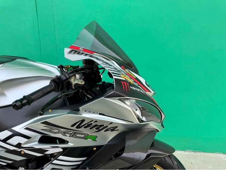 Kawasaki ZX-10R สีเทาดำ ปี2017 ล้อOZแท้ รูปที่ 4