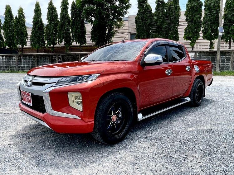Mitsubishi Triton 2019 2.4 GT Plus Pickup ดีเซล ไม่ติดแก๊ส เกียร์ธรรมดา ส้ม