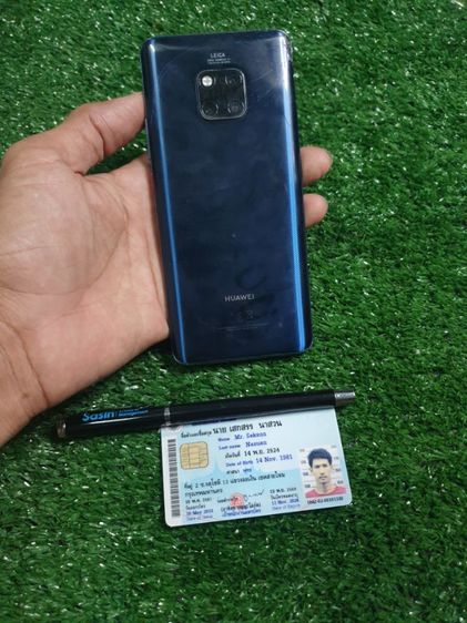 Huawei Mate 20 Pro ติดรหัสล็อคหน้าจอจอแท้เดิมติดเครื่องฝาหลังร้าวนิดนึง ปุ่มกดใช้ได้ทุกปุ่ม สนใจนัดรับได้ที่ถนนจตุโชติเขตสายไหม รูปที่ 3
