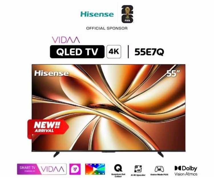 Smart TV Hisense 55 นิ้ว QLED 