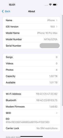 ✨iPhone 16 Pro Max 1 TB 🎉 รหัสสินค้า PH309 🎉 รูปที่ 10