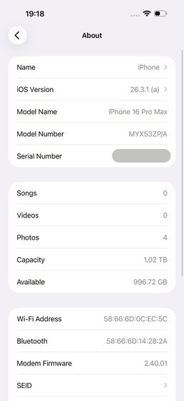 ✨iPhone 16 Pro Max 1 TB 🎉 รหัสสินค้า PH310 🎉 รูปที่ 11
