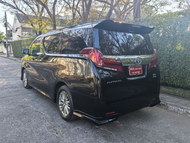 Toyota Alphard 2019 2.5 Hybrid SR C-Package E-Four 4WD Van ไฮบริด ไม่ติดแก๊ส เกียร์อัตโนมัติ ดำ รูปที่ 2