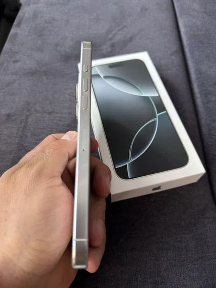 ไอโฟน Apple 16 Pro Max 256GB สีเงินขาวไทเทเนียม สภาพเหมือนใหม่ รูปที่ 4