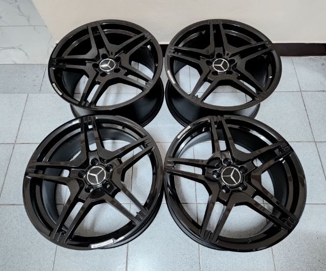 ล้อ AMG Benz ขอบ19 สีดำเงาตาแตก 5รู112 กว้าง8.5-9.5 ET45 สภาพใหม่กริ้บๆ ใส่ตรงรุ่น Benz และใส่รถรุ่นอื่นๆถามได้ครับ
พร้อมเปลี่ยน ถ่วงล้อฟรี