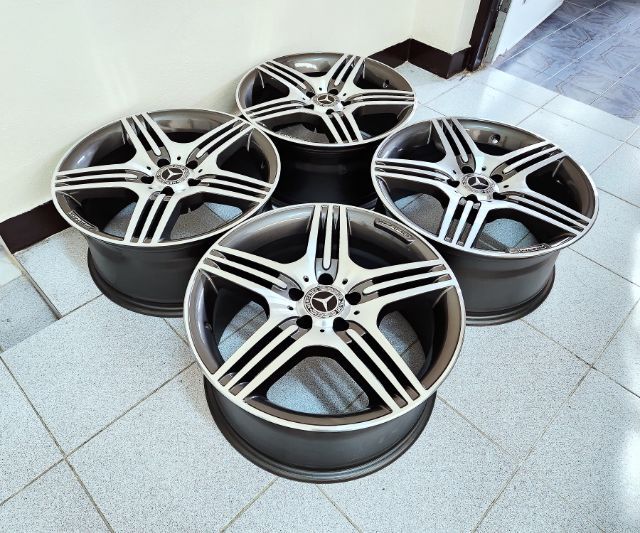 ล้อ AMG Benz ST7 ขอบ18 สีทูโทนเงาตาแตก 5รู112 กว้าง8.5 ET35 สภาพใหม่กริ้บๆ ใส่ตรงรุ่น Benz และใส่รถรุ่นอื่นๆถามได้ครับ
พร้อมเปลี่ยน ถ่วงล้อ รูปที่ 2