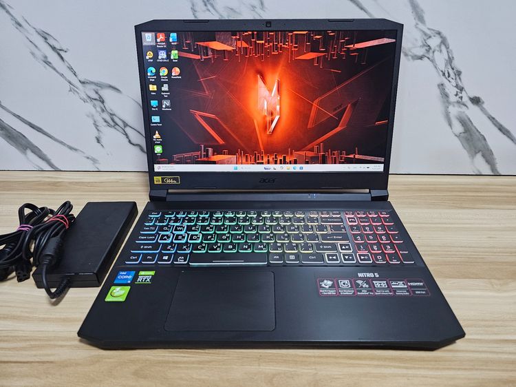 Acer วินโดว์ 16 กิกะไบต์ อื่นๆ ไม่ใช่ Nitro5 intel i5-11400H+ RTX 3050 +Ram16 +15.6" FHD IPS 144Hz 