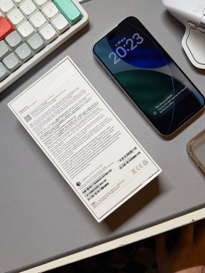 iPhone 15 Pro สี Natural Titanium 256GB สวยกริ๊บ ของแถมจุกๆ รูปที่ 3