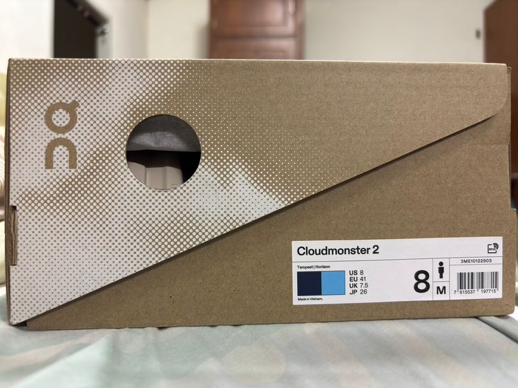 ขาย Cloudmonster 2 มือ 1 ไม่เคยใส่ ส่งด่วนฟรี 5,390 บาท Size US 8 รูปที่ 2