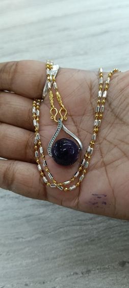 จี้หินอเมทิสแท้พร้อมสร้อยคอใส่อาบน้ำได้ รูปที่ 18