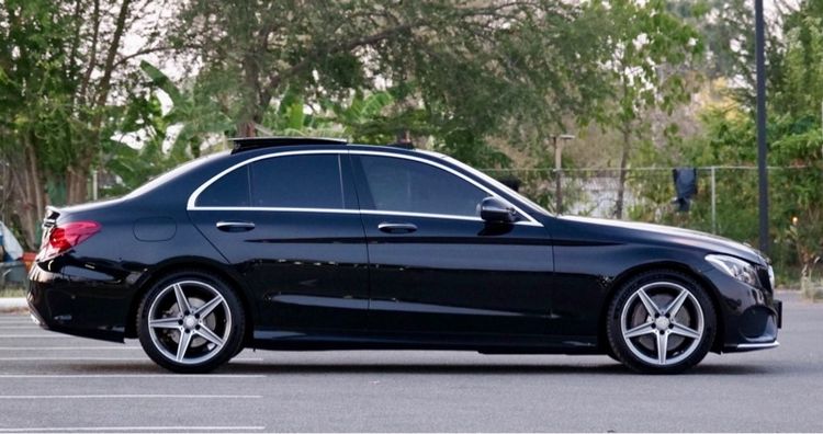 Mercedes-Benz C-Class 2017 C300 Sedan Hybrid (Diesel) ไม่ติดแก๊ส เกียร์อัตโนมัติ ดำ รูปที่ 4