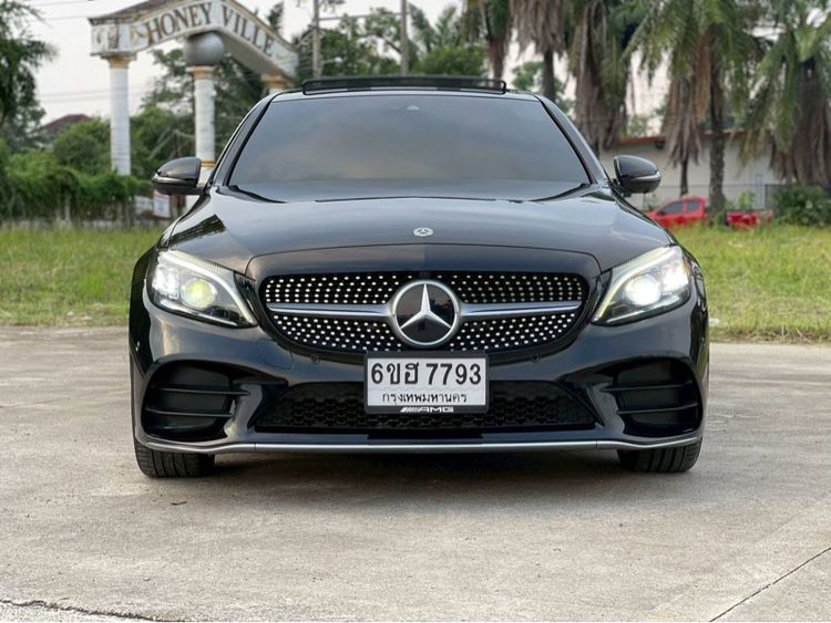 Mercedes-Benz C-Class 2020 C220 Sedan ดีเซล ไม่ติดแก๊ส เกียร์อัตโนมัติ ดำ รูปที่ 2