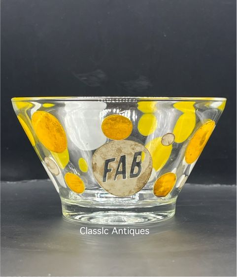 ชาม FAB โบราณเก่าสะสม