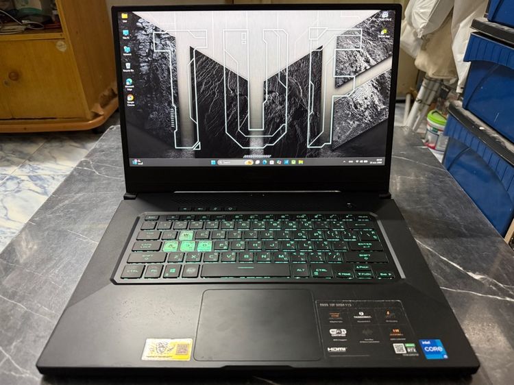 ขาย Note Book ASUS TUF DASH F15 FX516PE-HN004T I5-11300H Ram 8gb RTX 3050TI 4 GB GDDR6 512gb SSD M.2 สภาพสวยๆ เลยครับผม