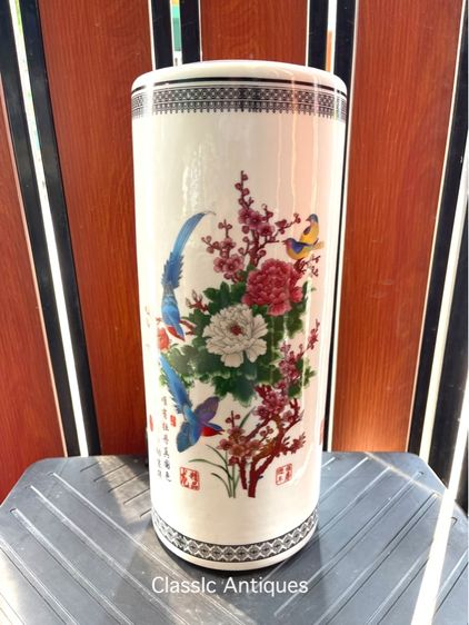 แจกันกังไส ลายวิหคชมบุปผา สะสม