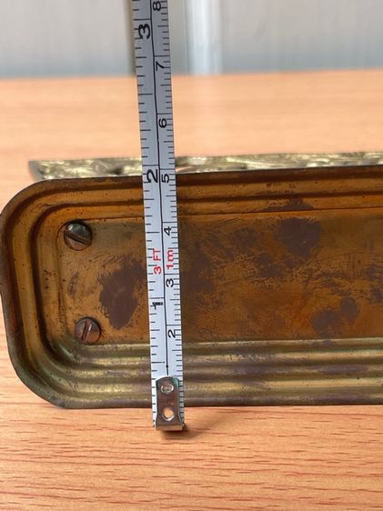 ที่เสียบกระดาษ ทองเหลืองแกะลายวิหคชมบุปผา เก่าสะสม รูปที่ 11