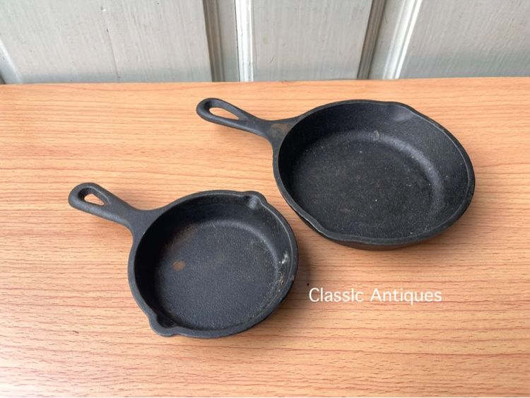 กระทะจิ๋ว เหล็กหล่อ USA เก่าสะสม