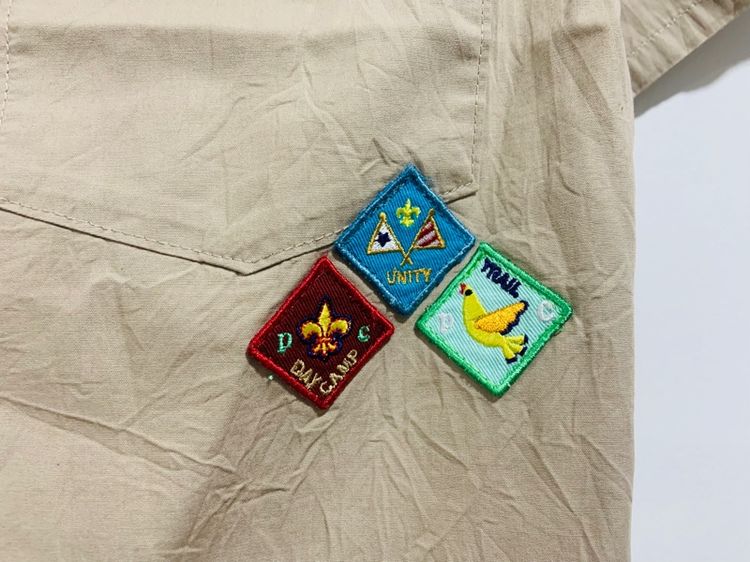 เสื้อ SCOUTMASTER 💯 size วัดจริงขนาด อก 19 ยาว 25 นิ้ว สภาพใหม่มาก อาร์มสวย ดีเทลสวย หายากน่าสะสมครับ รูปที่ 3