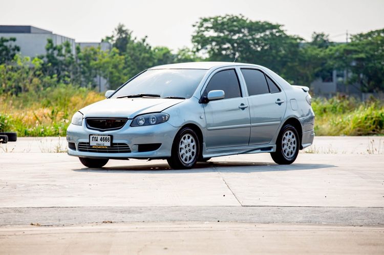Toyota Vios 2004 1.5 E Sedan เบนซิน ไม่ติดแก๊ส เกียร์อัตโนมัติ เทา รูปที่ 3