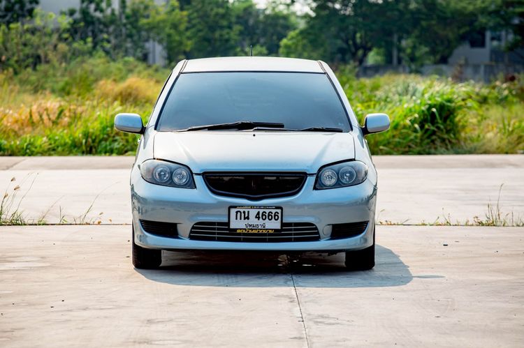 Toyota Vios 2004 1.5 E Sedan เบนซิน ไม่ติดแก๊ส เกียร์อัตโนมัติ เทา รูปที่ 2