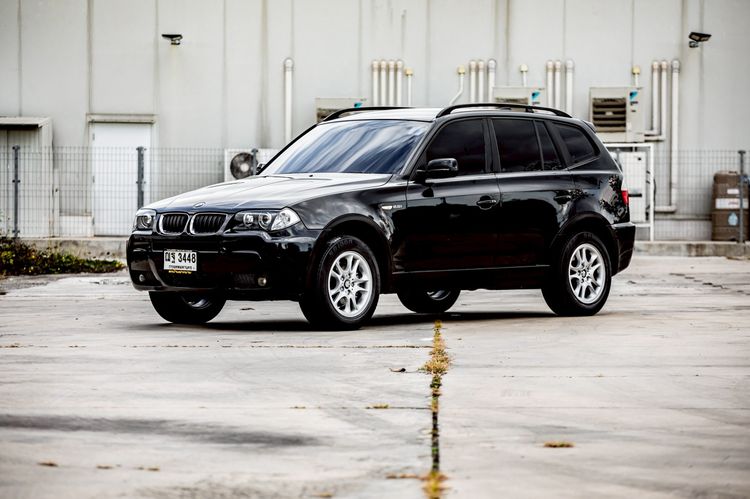 BMW X3 2007 2.5 xDrive25i 4WD Utility-car เบนซิน LPG เกียร์อัตโนมัติ ดำ รูปที่ 3