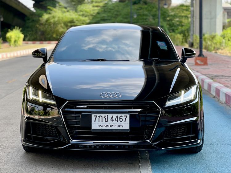 Audi Audi TT  2018 2.0 TFSI Quattro S Line 4WD Sedan เบนซิน ไม่ติดแก๊ส เกียร์อัตโนมัติ ดำ รูปที่ 2