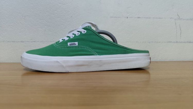 ผ้าใบ รองเท้าผ้าใบ UK 9 | EU 43 1/3 | US 9.5 อื่นๆ VANS  เขียวเปิดส้น 43.0 28.0 แท้ มือสอง