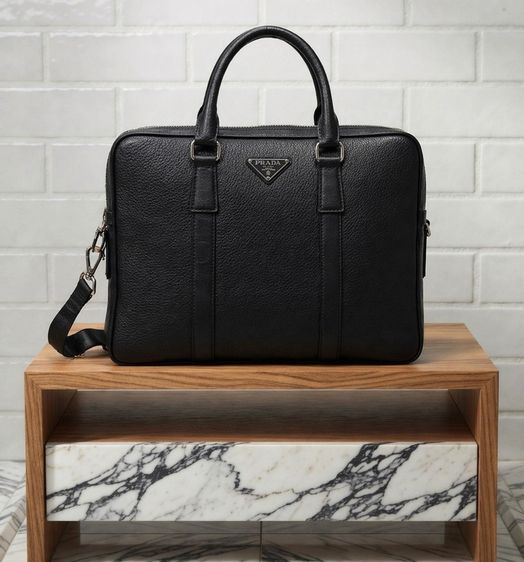 PRADA Vitello Phenix Briefcase 