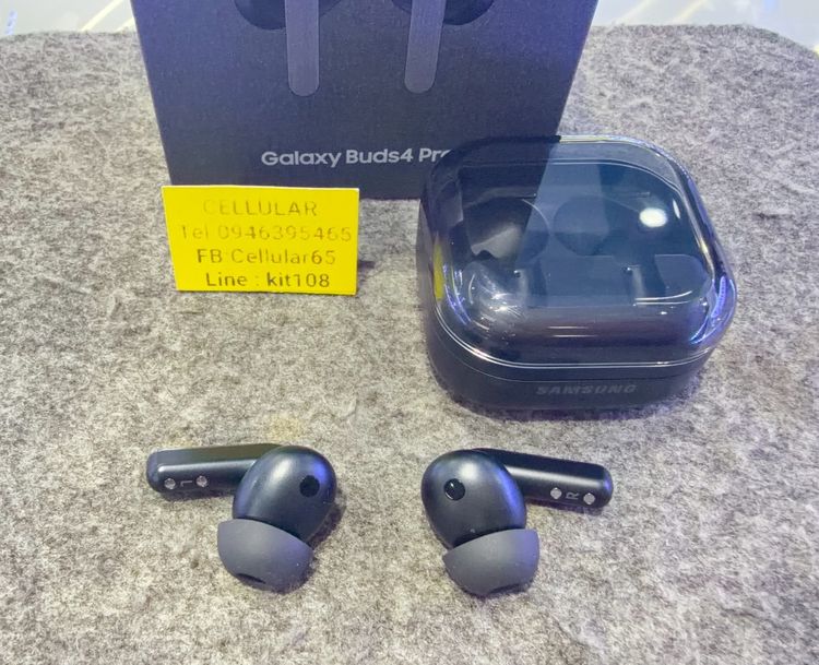 (ติดจอง)Samsung Galaxy Buds4 Pro เพิ่งใช้ไม่กี่ครั้ง ประกันศูนย์1ปี ครบกล่อง รูปที่ 4