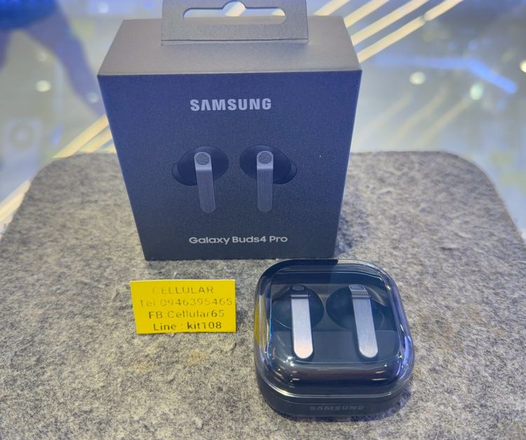 (ติดจอง)Samsung Galaxy Buds4 Pro เพิ่งใช้ไม่กี่ครั้ง ประกันศูนย์1ปี ครบกล่อง รูปที่ 2