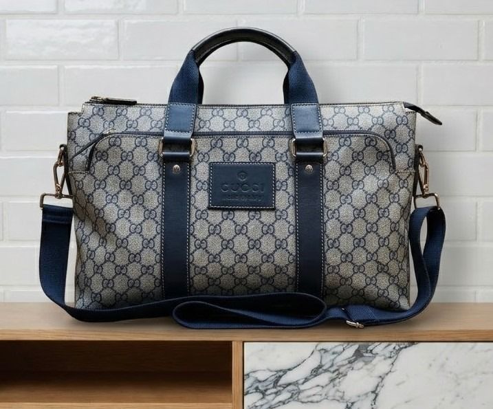 พีวีซี Tarpaulin GUCCI GG Supreme Business Briefcase,travel Monogram Hand Bag 