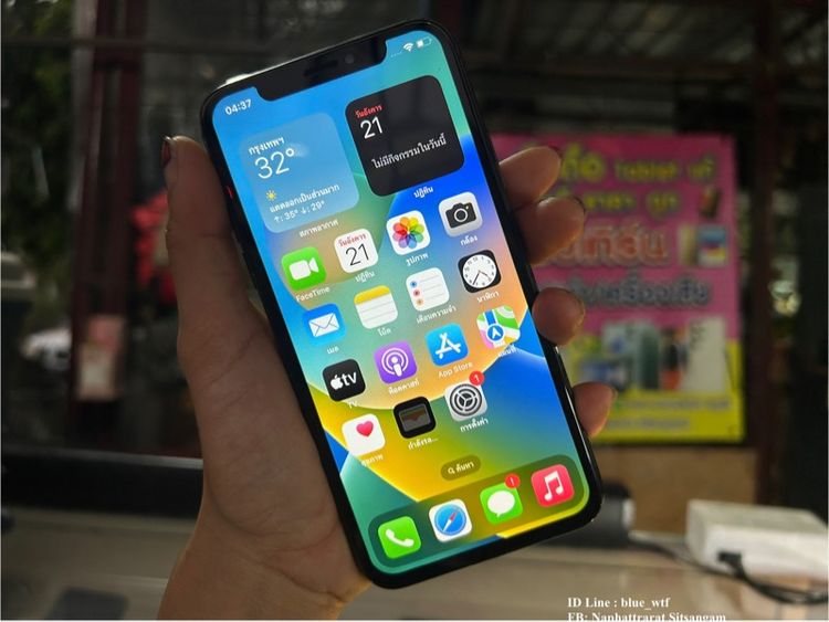 IPhone X 256GB TH ใช้งานปกติ ได้ทุกซิม รีเซ็ตได้ เบต้าแบต100 รูปที่ 9