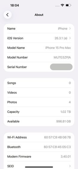 ✨iPhone 15 Pro Max 1 TB 🎉 รหัสสินค้า PH304 🎉 รูปที่ 9