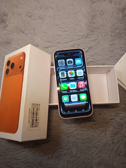 iPhone17สีชมพูจิ๋วมากมีเคสใสให้ รูปที่ 4