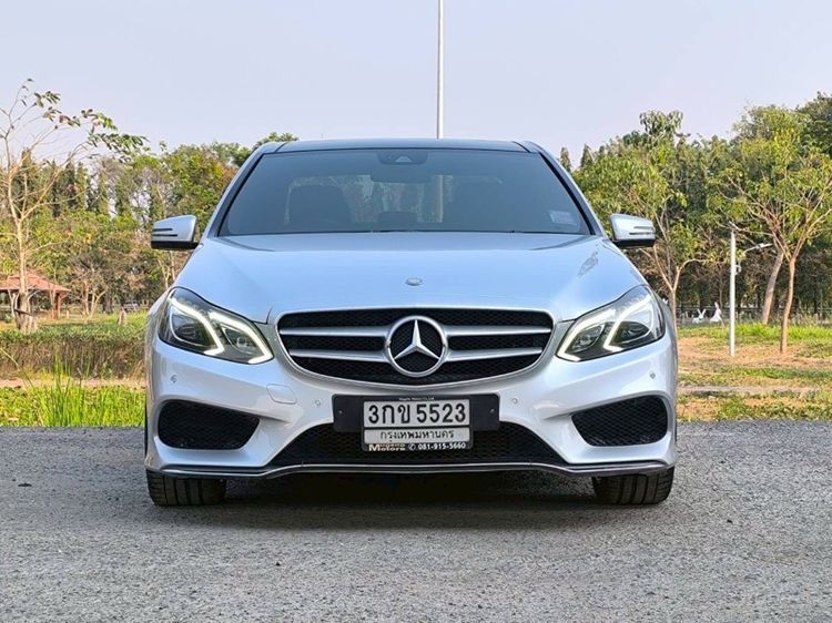 Mercedes-Benz E-Class 2014 E300 2.2 BlueTEC Hybrid AMG Dynamic Sedan ปลั๊กอินไฮบริด (PHEV) ไม่ติดแก๊ส เกียร์อัตโนมัติ เทา รูปที่ 2