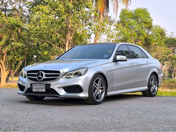 Mercedes-Benz E-Class 2014 E300 2.2 BlueTEC Hybrid AMG Dynamic Sedan ปลั๊กอินไฮบริด (PHEV) ไม่ติดแก๊ส เกียร์อัตโนมัติ เทา รูปที่ 3