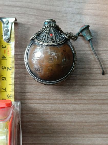 ขวดยานัตถ์เก่างานวินเทจ(ได้หมด3ชิ้น) รูปที่ 7