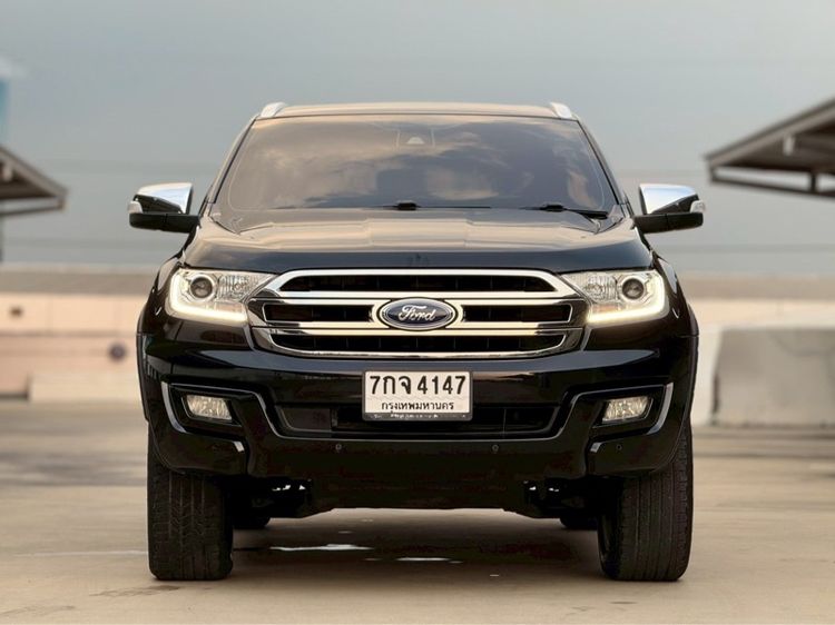 Ford Everest 2017 2.0 Titanium Plus Utility-car ดีเซล ไม่ติดแก๊ส เกียร์อัตโนมัติ ดำ รูปที่ 2
