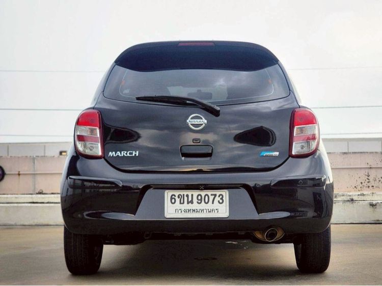 Nissan March 2013 1.2 VL Sedan เบนซิน ไม่ติดแก๊ส เกียร์อัตโนมัติ ดำ รูปที่ 3