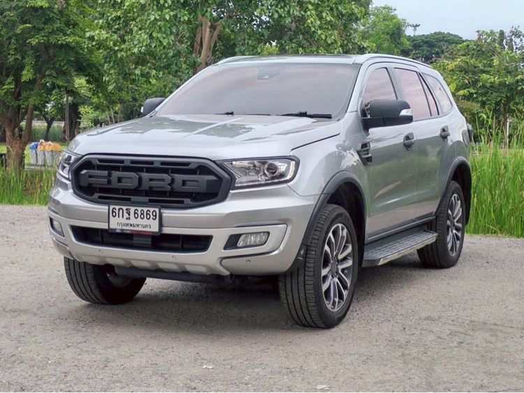 Ford Everest 2019 2.0 Titanium Plus Utility-car ดีเซล ไม่ติดแก๊ส เกียร์อัตโนมัติ เทา รูปที่ 3