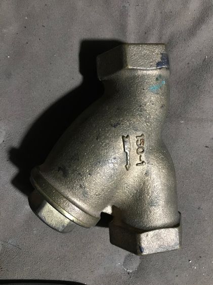 TOYO โตโย วาล์วกรอง สเตรเนอร์ ทองเหลือง 10บาร์  150PSI ขนาด 1 14 รูปที่ 2