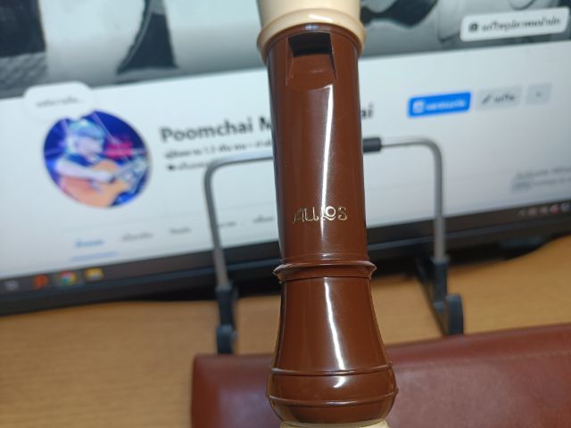 ขลุ่ยรีคอร์เดอร์ AULOS เสียงกลางสูง Made in Japan
 รูปที่ 5