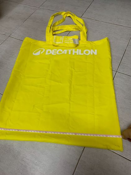 กระเป๋าผ้าพับได้ Foldable Tote Bag จากยี่ห้อ Decathlon (ดีแคทลอน) มือสอง สภาพใหม่ รูปที่ 2