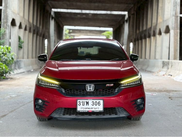 Honda City 2021 1.0 RS Sedan เบนซิน ไม่ติดแก๊ส เกียร์อัตโนมัติ แดง รูปที่ 4