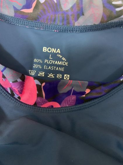 ชุดว่ายน้ำจากยี่ห้อ Bona (โบนา) มือสอง สภาพดีมาก รูปที่ 5
