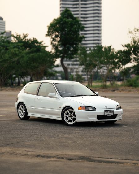 Honda Civic 1994 1.5 EX Sedan เบนซิน เกียร์อัตโนมัติ ขาว รูปที่ 3