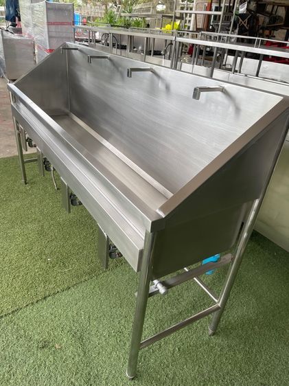 อ่างล้างมือสแตนเลส มือสอง สภาพดีเหมือนใหม่  รูปที่ 3