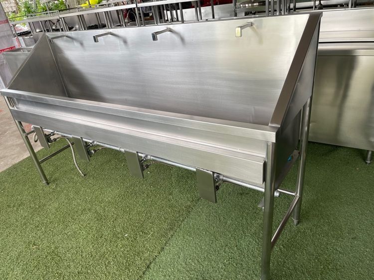 อ่างล้างมือสแตนเลส มือสอง สภาพดีเหมือนใหม่  รูปที่ 4